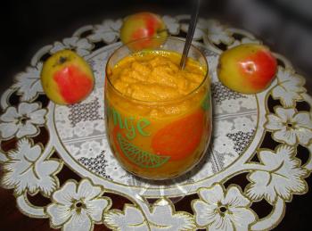 Яблочный мусс с манго