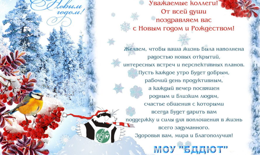 Поздравления с Новым Годом в прозе коллегам